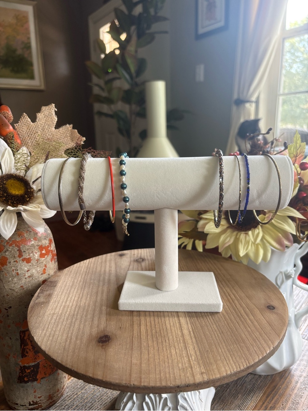😜 3 for $15! Mixed Bracelet Lot Bangles Beaded Chain Silver Gold Blue